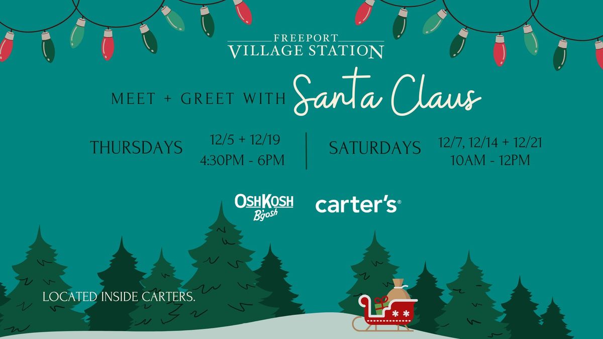 Meet + Greet with Santa!