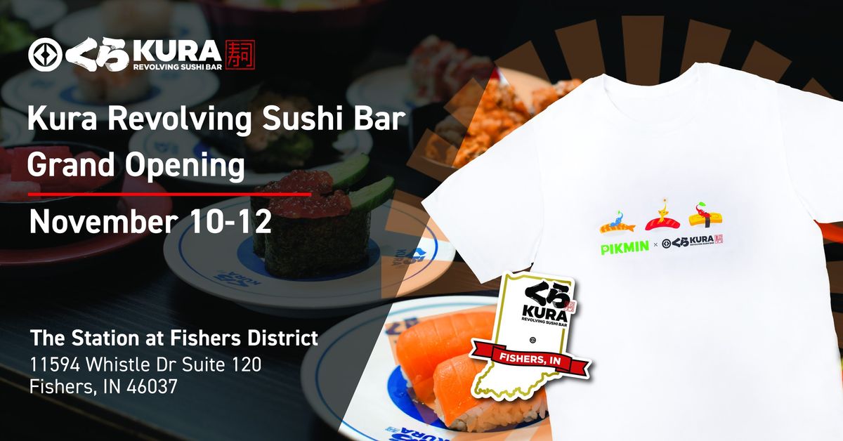 Kura Revolving Sushi Bar Grand Opening in Fishers