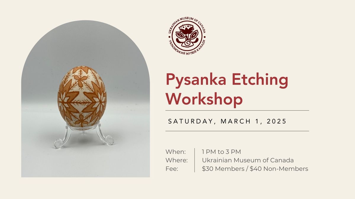 WORKSHOP | Pysanka Etching 