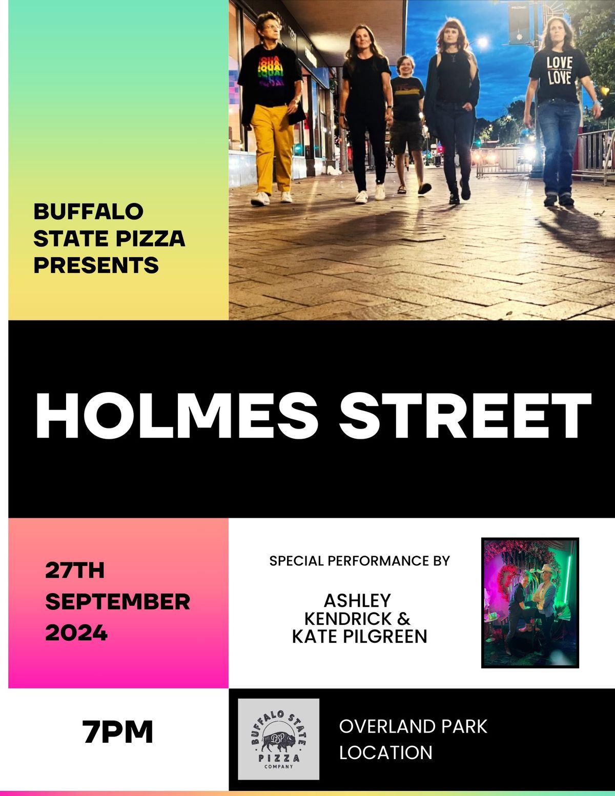 HOLMES STREET with a special performance by Ashley Kendrick & Kate Pilgreen