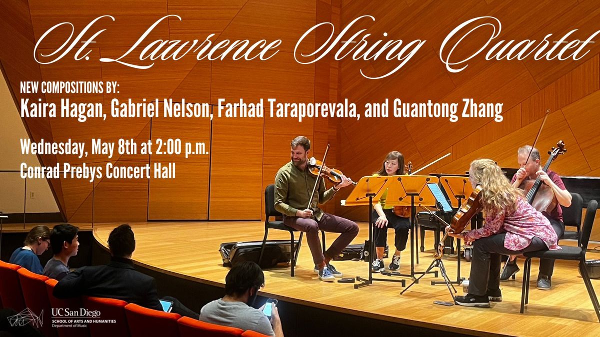 St. Lawrence String Quartet Performs New Works by Undergraduate Composers (103C)