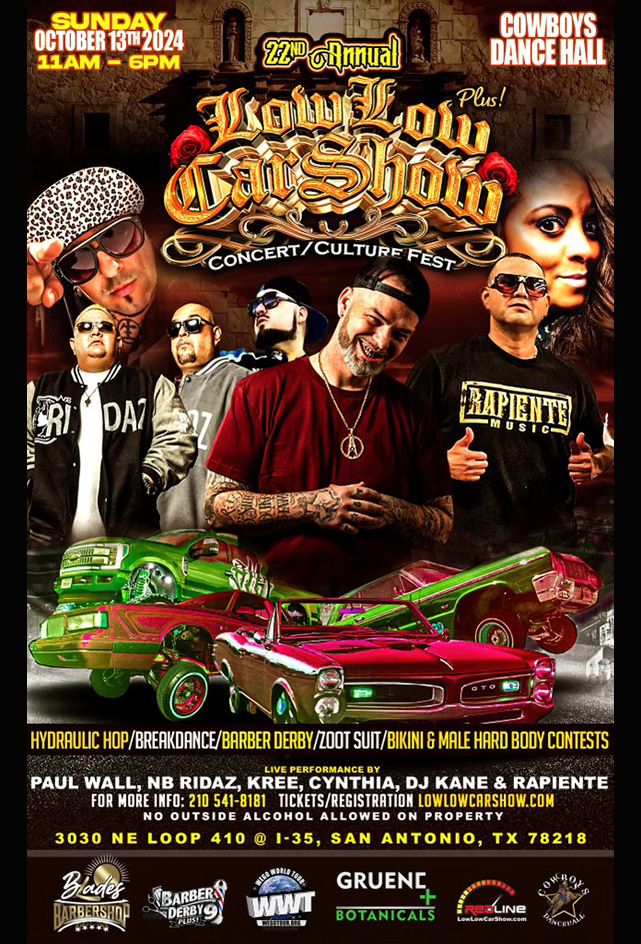 22nd Annual Low Low Car Show Concert and Culture Fest