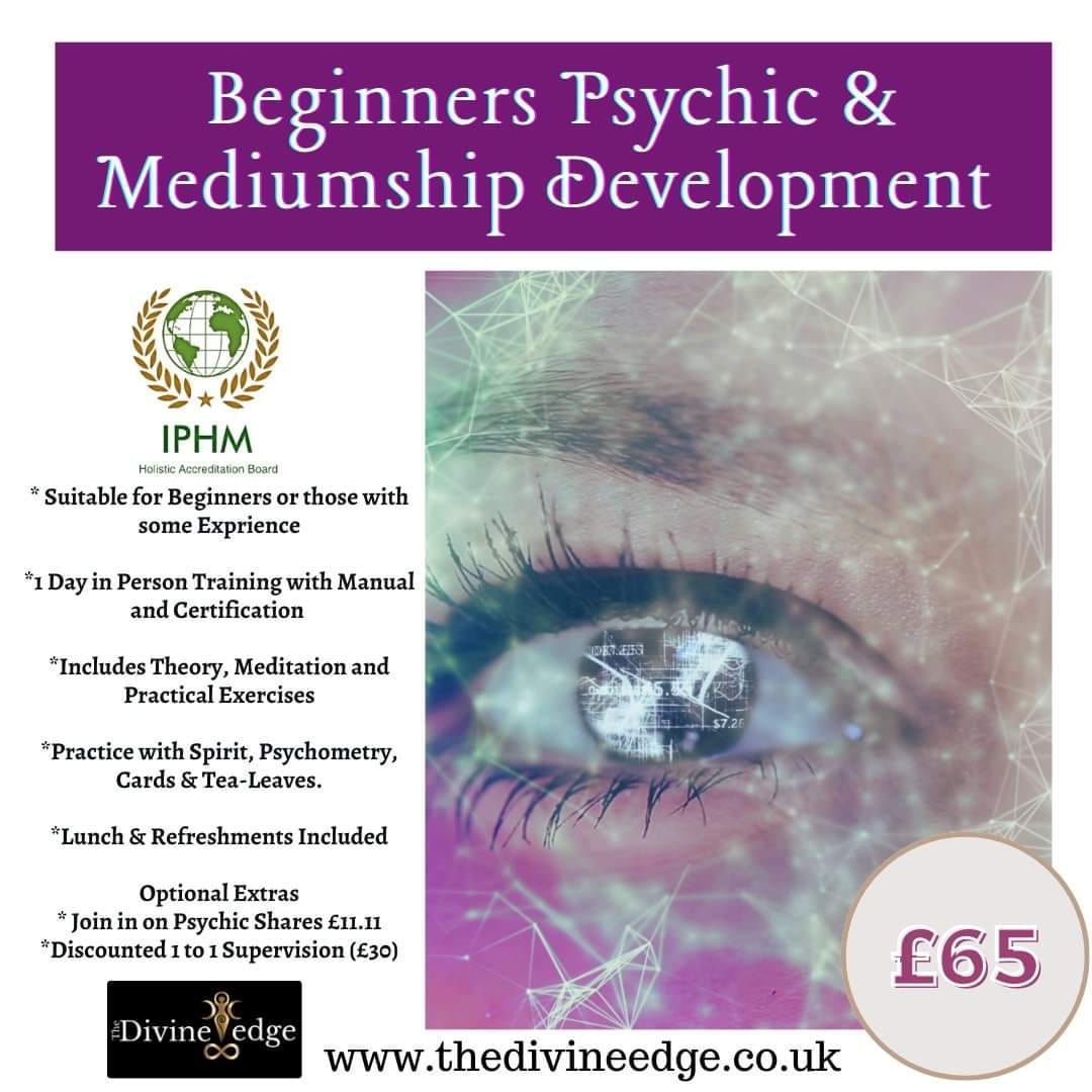 Psychic & Mediumship Development - Beginner's Workshop