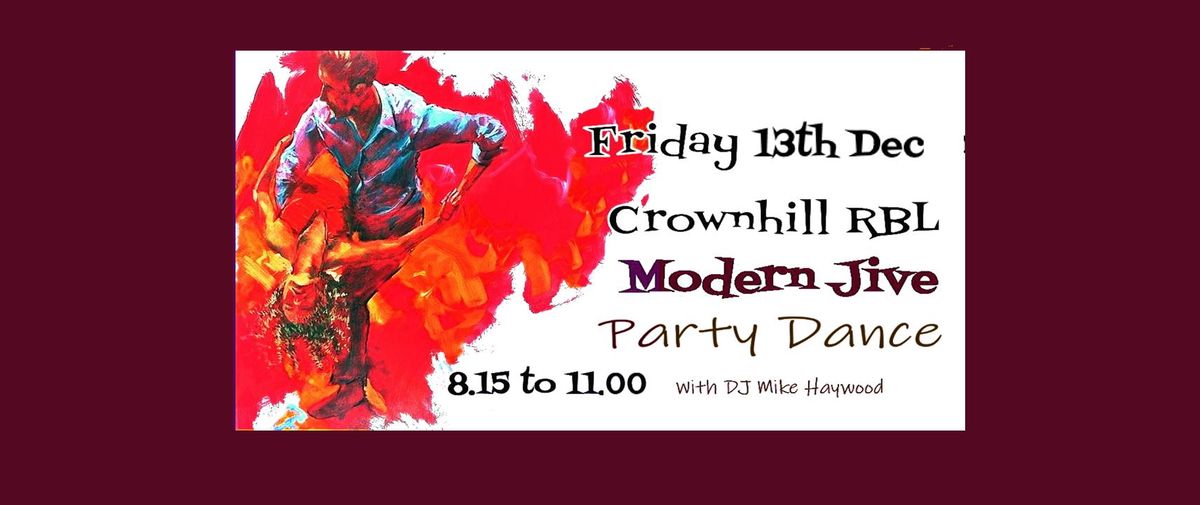 Plymouth Modern Jive Dance with DJ Mike Haywood Entry \u00a37