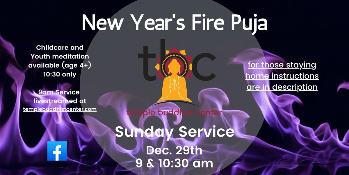 TBC Sunday Service: "New Year's Fire Puja" with Victor J. Dougherty