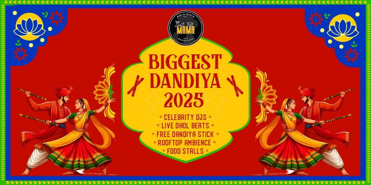 HSR Layouts Biggest Dandiya 2025 At Dtm Terrace