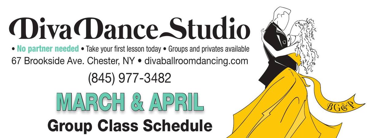 New Group Courses Start in March: Ballroom, Latin & More 