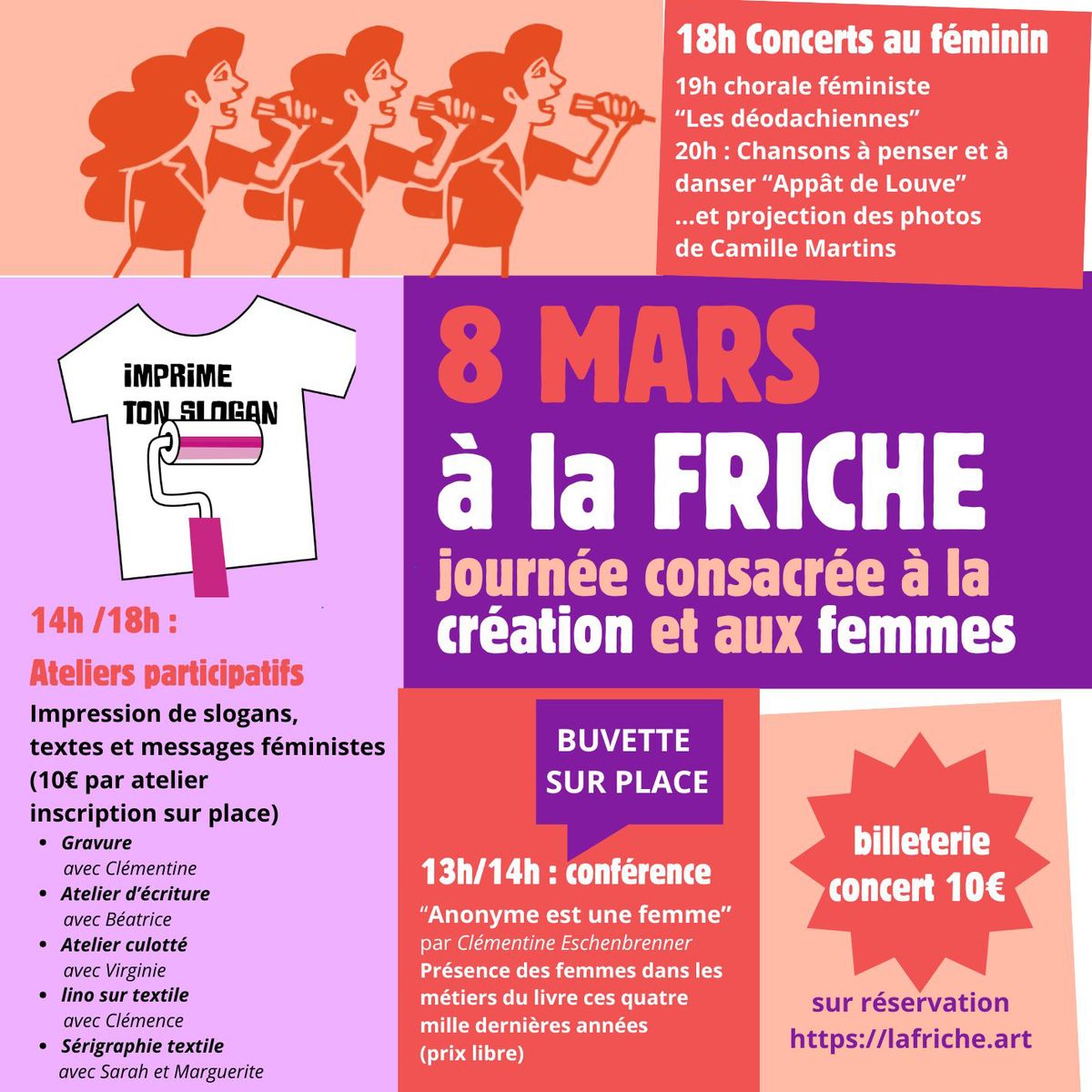 8 MARS \u00e0 La Friche !