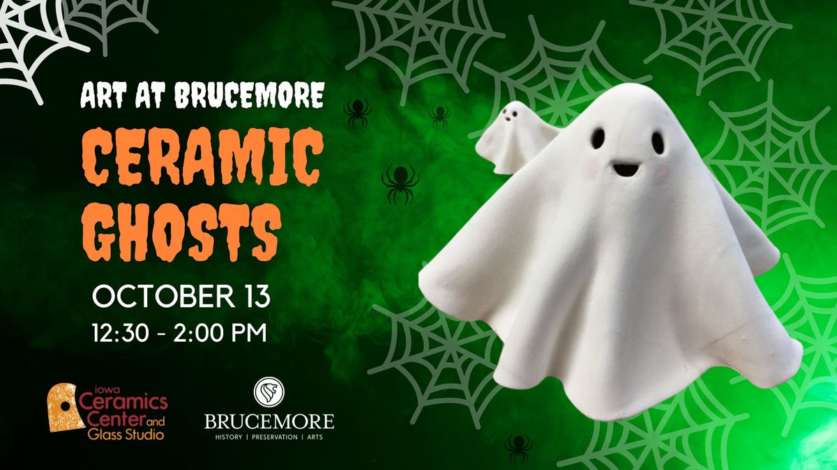 Art at Brucemore: Ceramic Ghosts