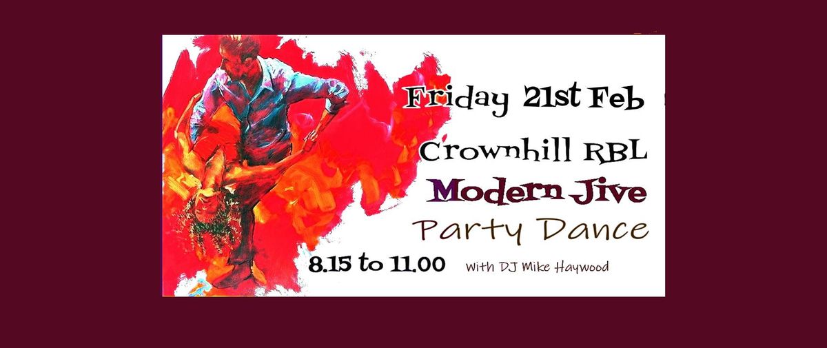 Plymouth Modern Jive Dance with DJ Mike Haywood Entry \u00a37