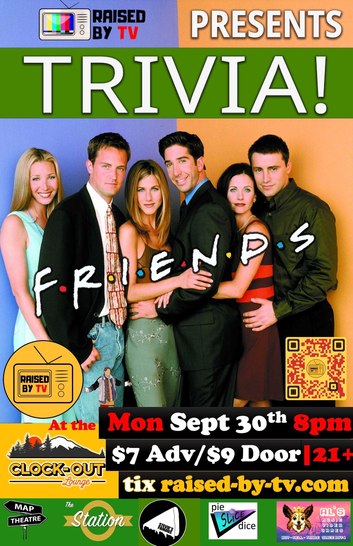 Raised By TV Events Presents: Friends Trivia Night