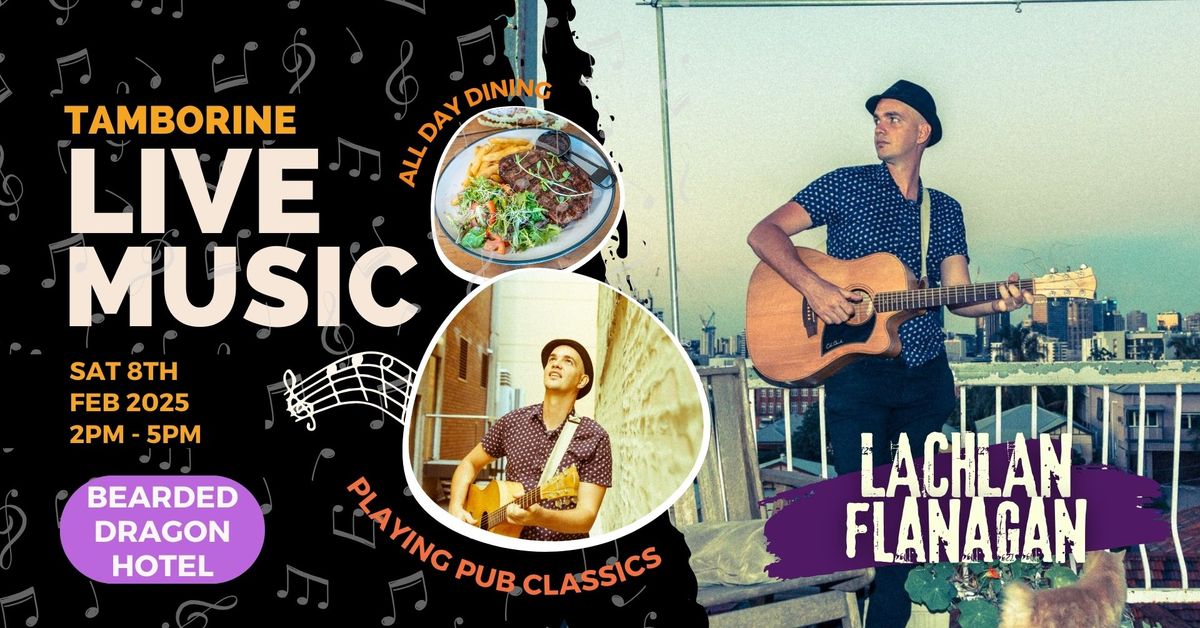 Lachlan Flanagan Live Pub Classics! Meet our adorable donkeys, alpacas and enjoy ALL DAY DINING! 