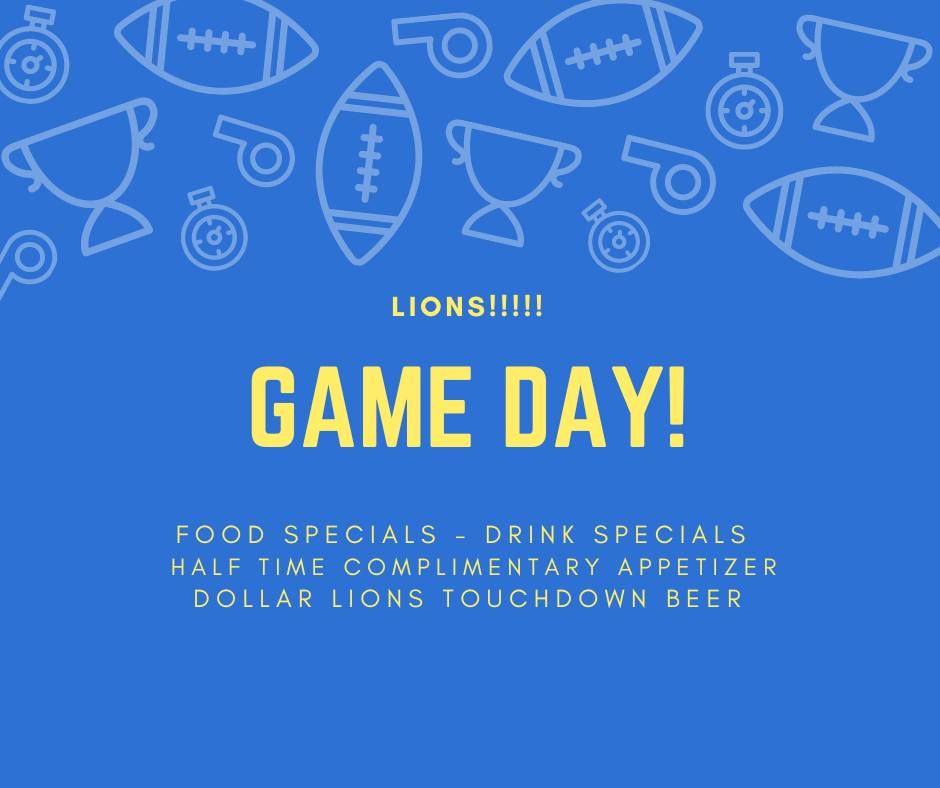 Lions Game Day!