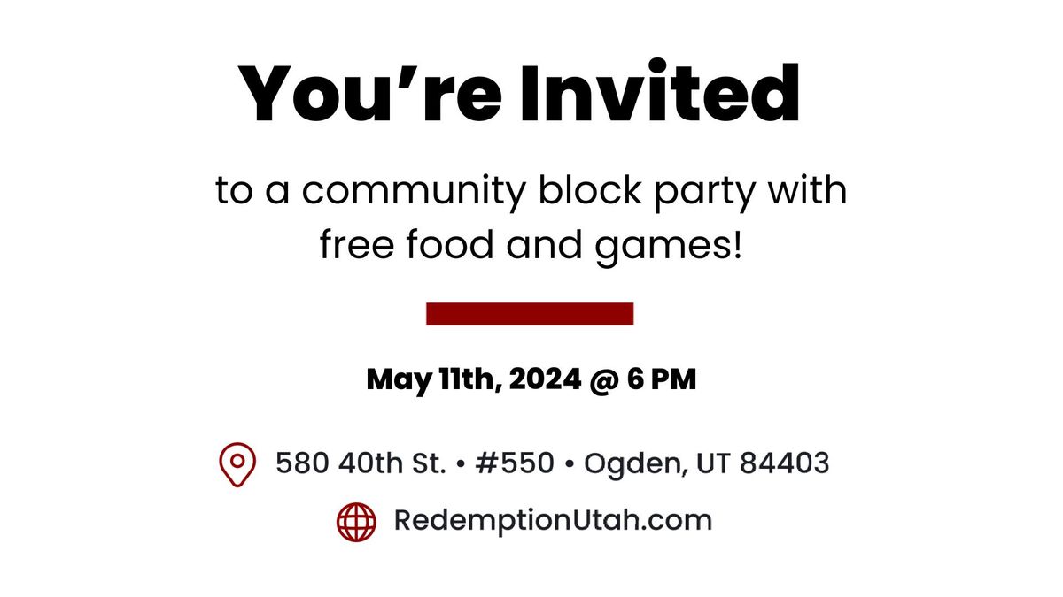 Free Community Block Party