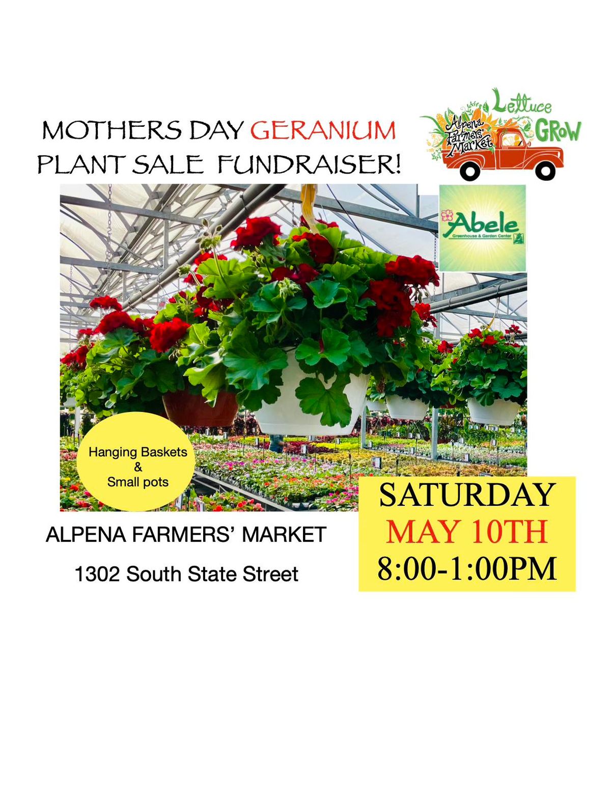 Mothers Day Plant Sale Fundraiser