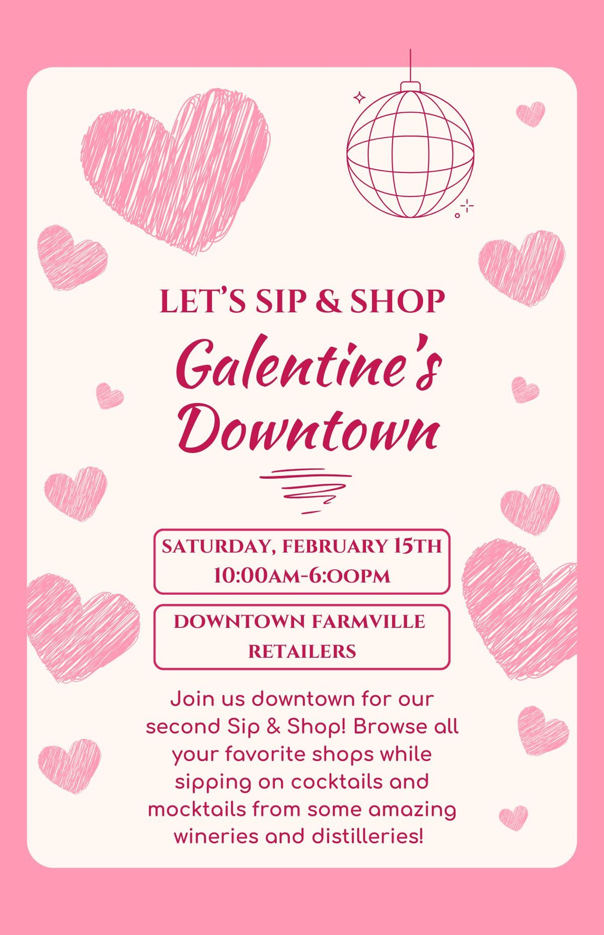 Galentine's Day Sip & Shop