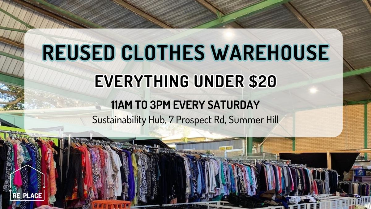 Re Place Reused Clothes Warehouse - Everything under $20