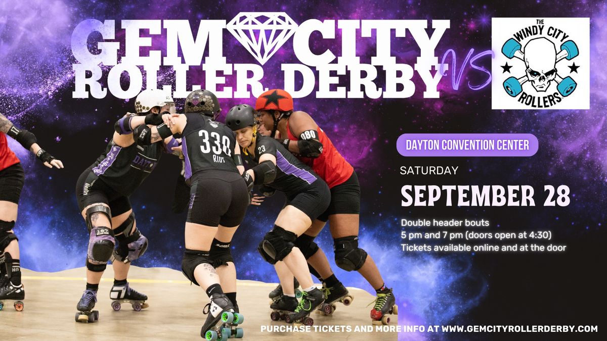 GEM CITY ROLLER DERBY VS WINDY CITY ROLLERS HOME GAME DOUBLE HEADER