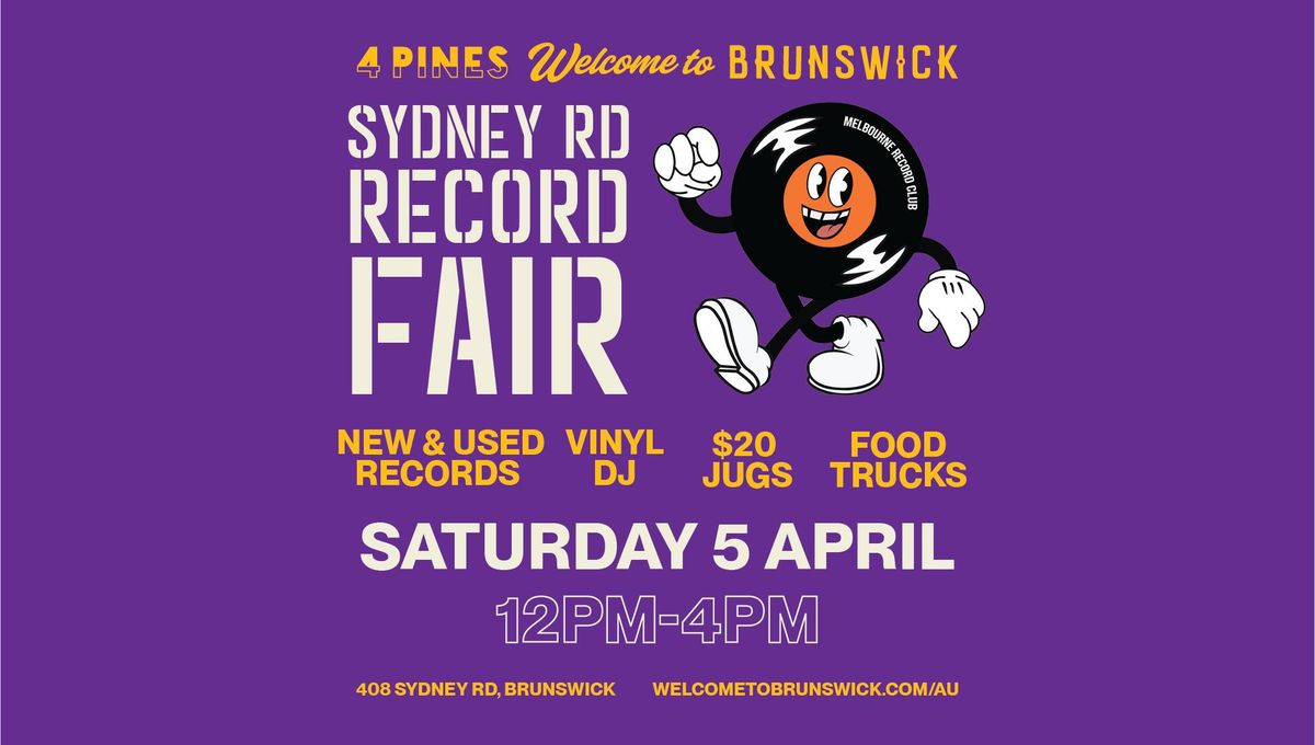 Sydney Road Record Fair at Welcome to Brunswick 