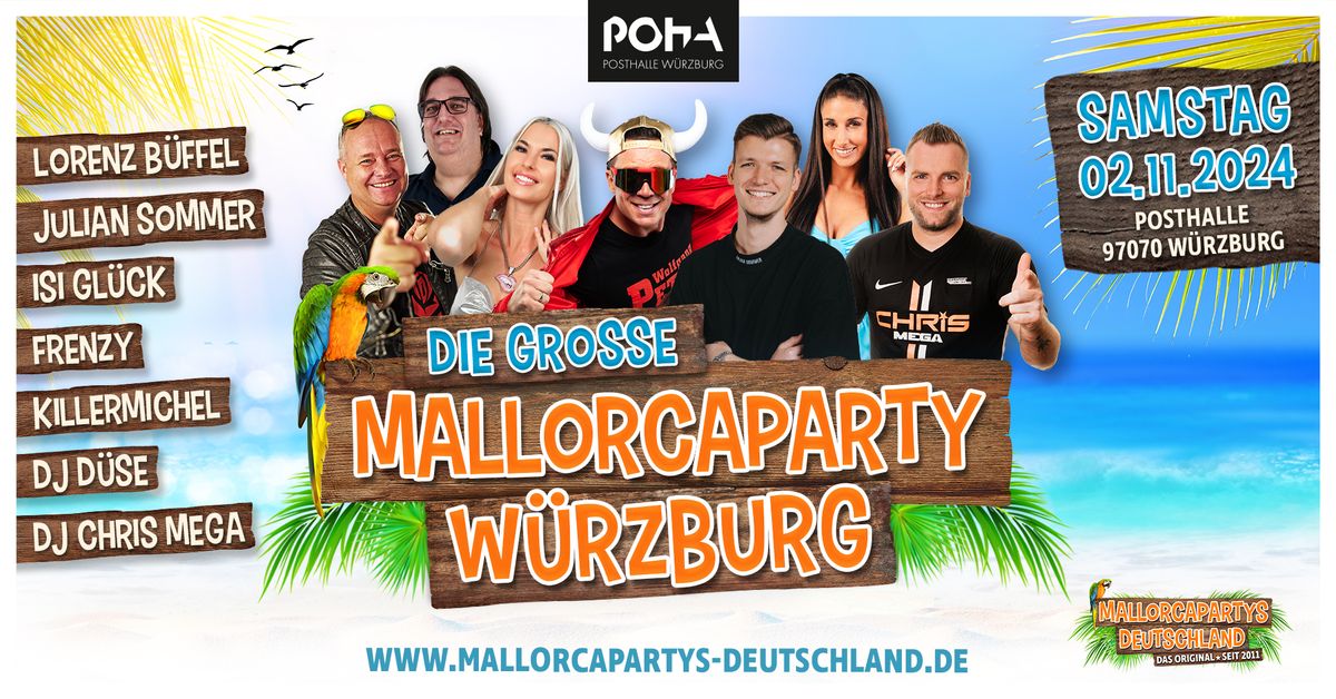 DIE GROSSE MALLORCAPARTY | POSTHALLE W\u00dcRZBURG