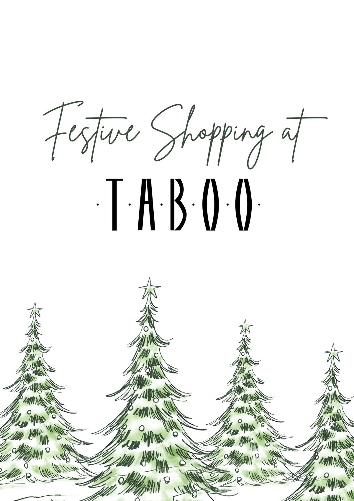 Festive Shopping at Taboo \ud83c\udf81 