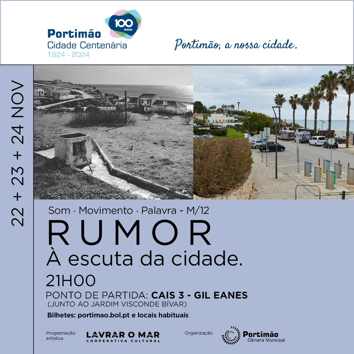 RUMOR - \u00c0 escuta da cidade. Um espet\u00e1culo sobre a mudan\u00e7a e os sinais no tempo