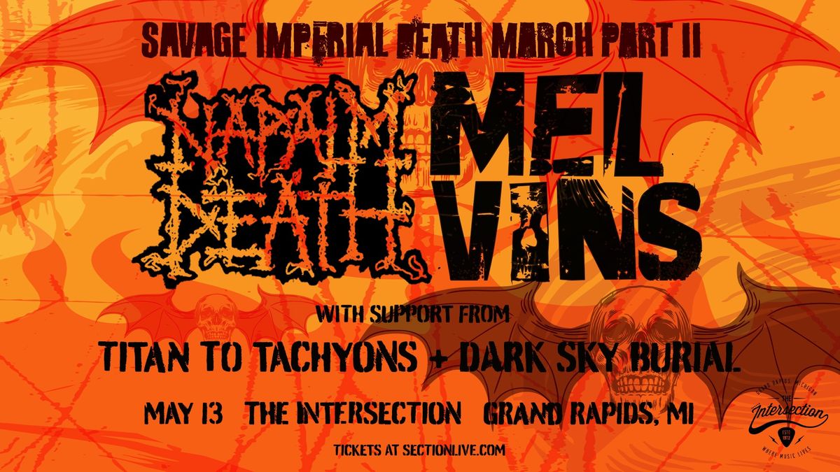 Napalm Death & The Melvins at The Intersection - Grand Rapids, MI