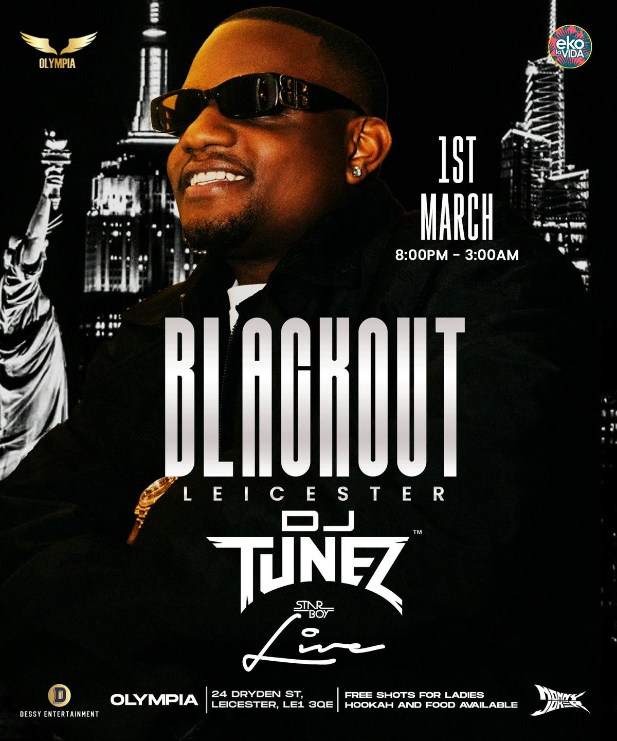 BLACKOUT WITH DJ TUNEZ - LEICESTER