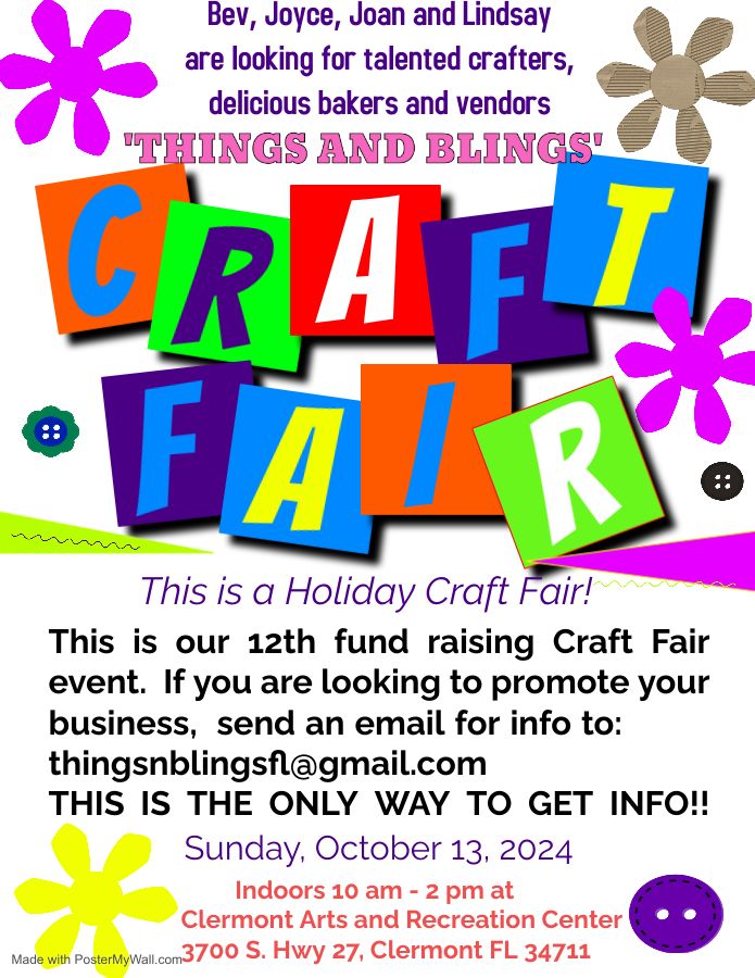 Holiday Things and Blings Craft Fair