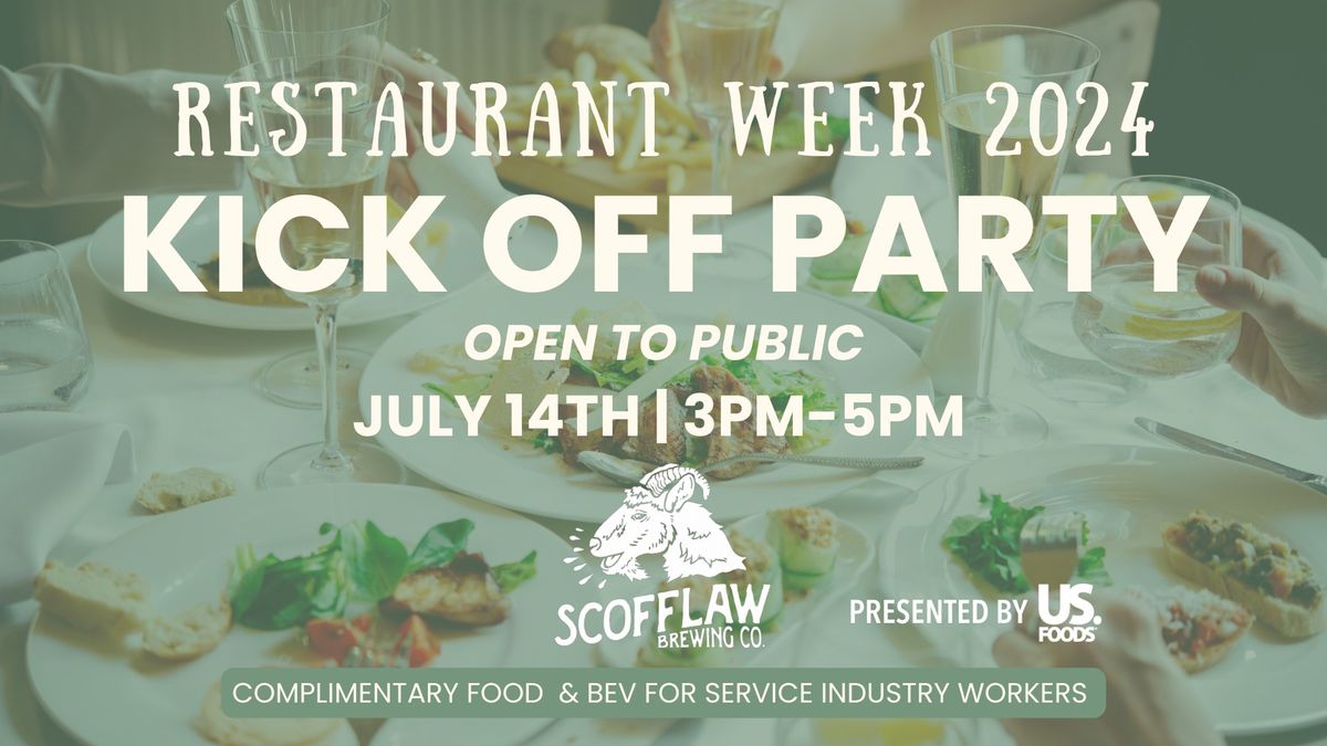 Restaurant Week 2024 Kickoff Party