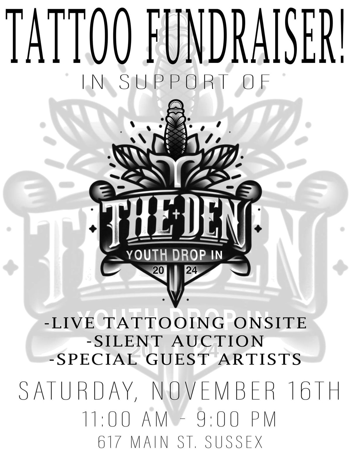 The Den Tattoo Fundraiser 