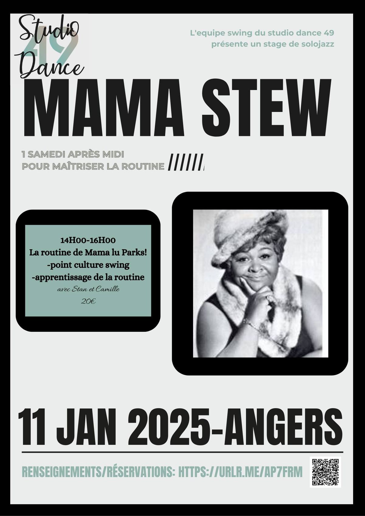 Stage Solo swing - Samedi 11 Janvier 2025