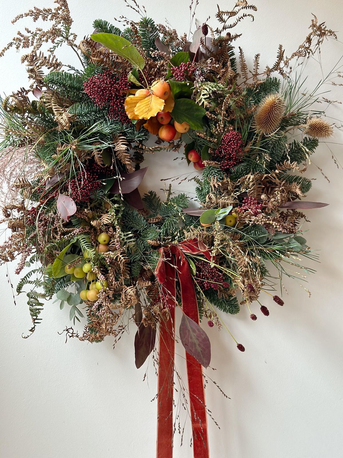 Handmade Christmas Workshops - Wreath Making with Wilder Floral