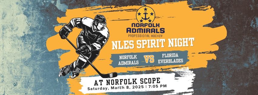 Spirit Night at the Norfolk Admirals + Guns N' Hoses Annual Game