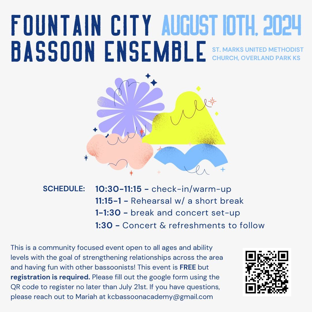 Fountain City Bassoon Ensemble Inaugural Extravaganza!