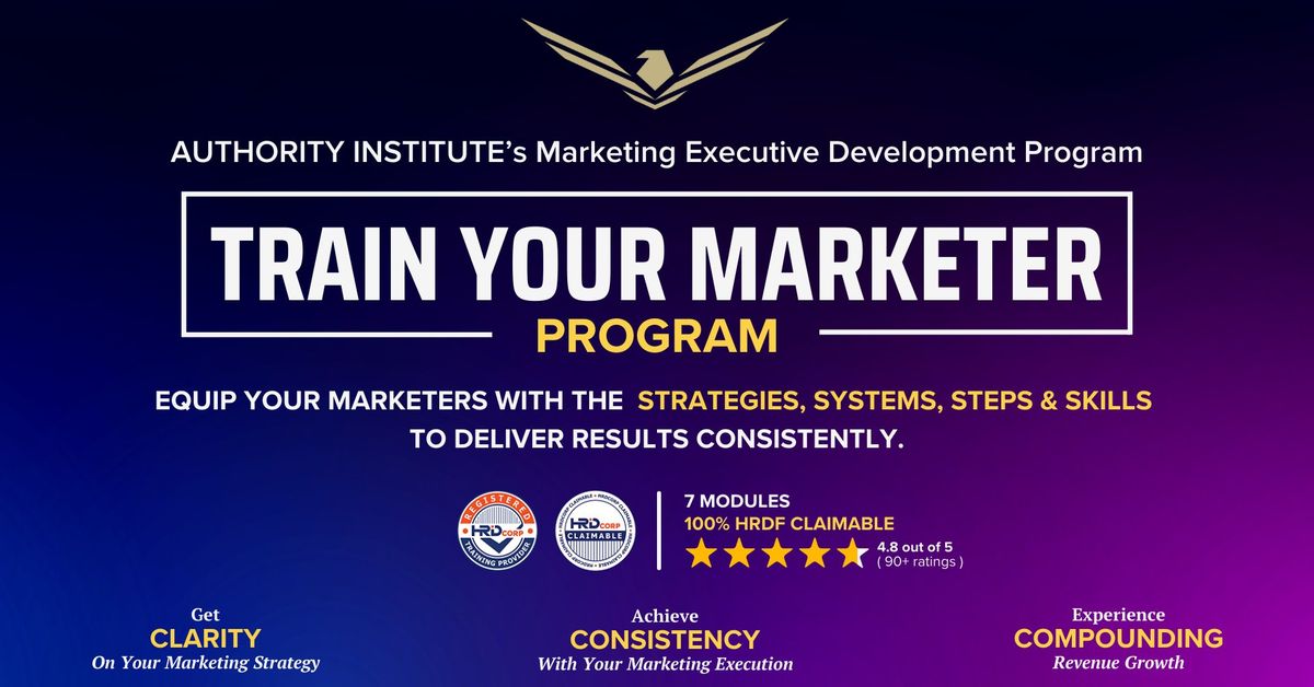 Train Your Marketer Program