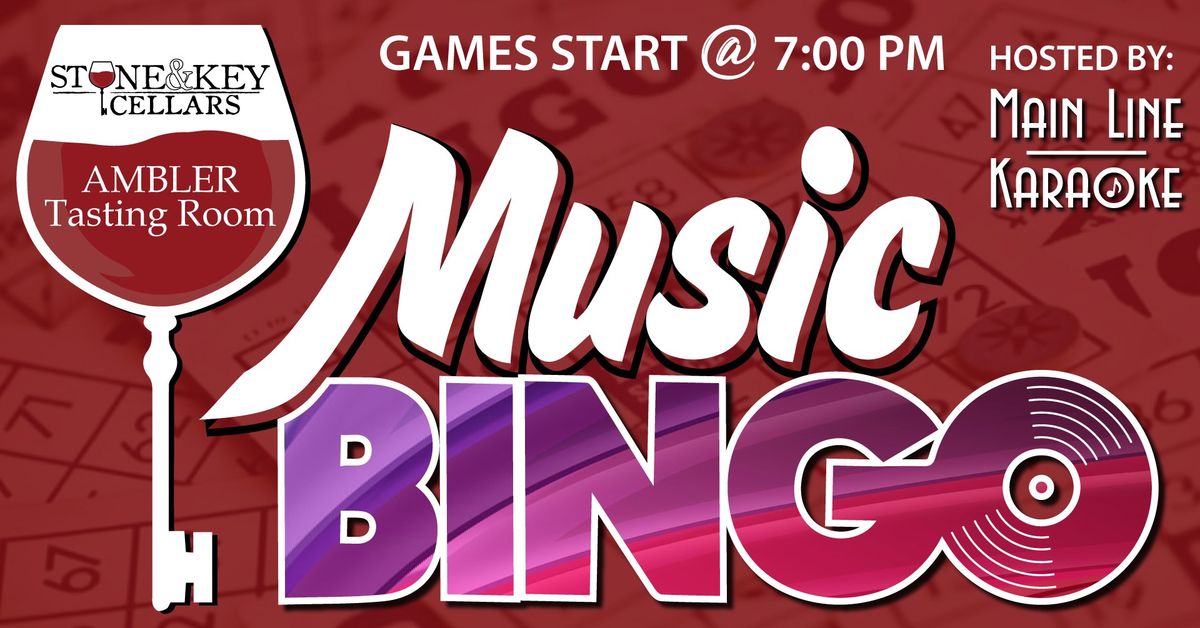 MUSIC BINGO @ Stone & Key Ambler