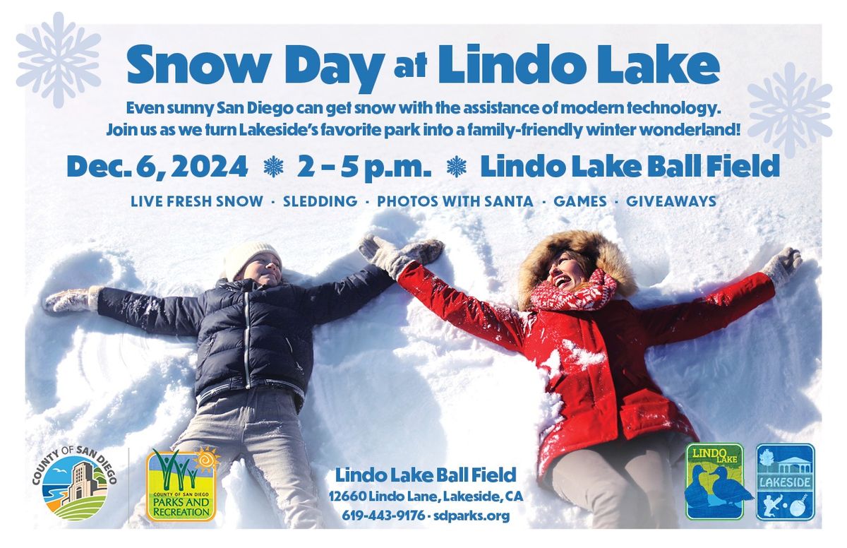 Snow Day - Lindo Lake Ball Field