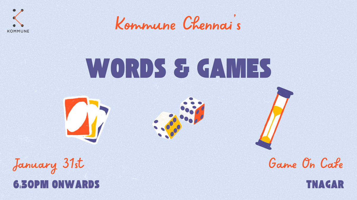 Kommune Chennai&apos;s Words &amp; Games