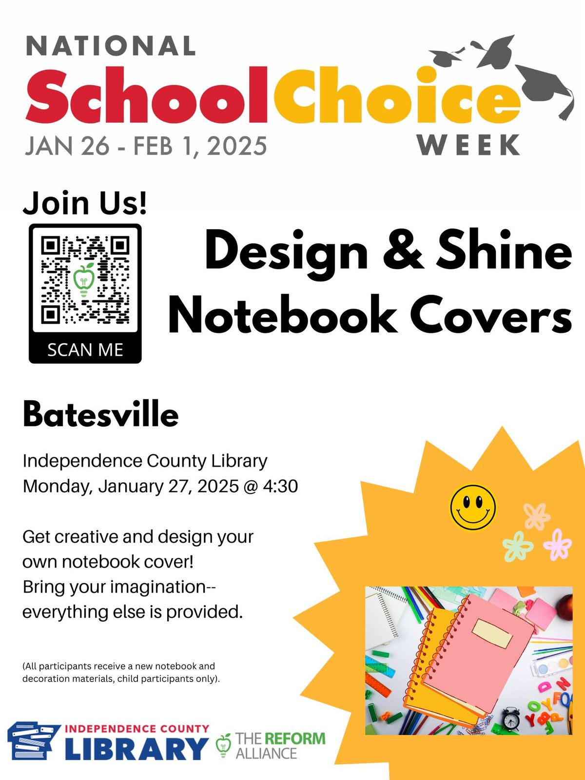 NSCW 2025 Batesville - Design and Shine Notebooks Covers