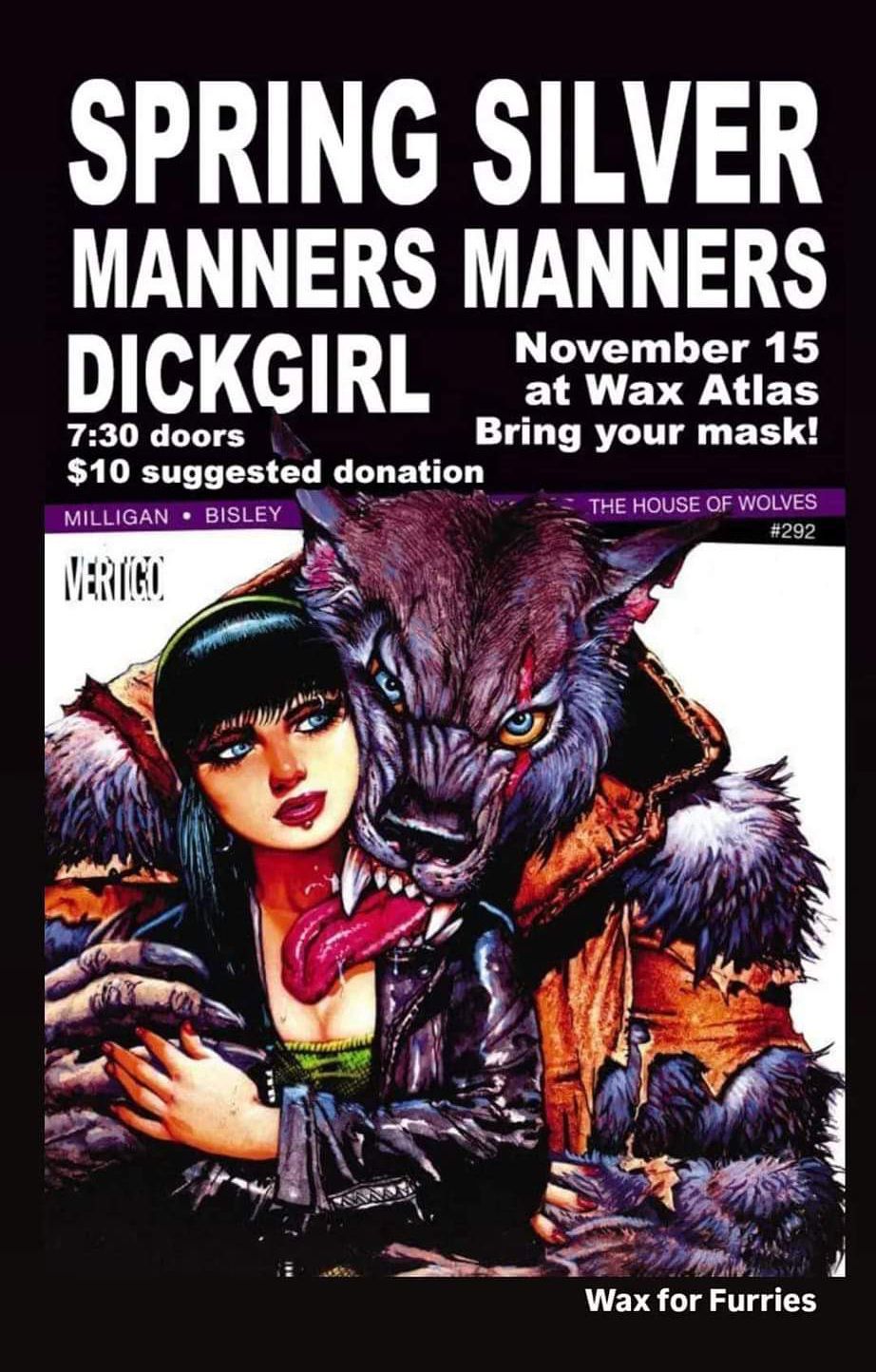 Spring Silver \/ Manners Manners \/ Dickgirl 