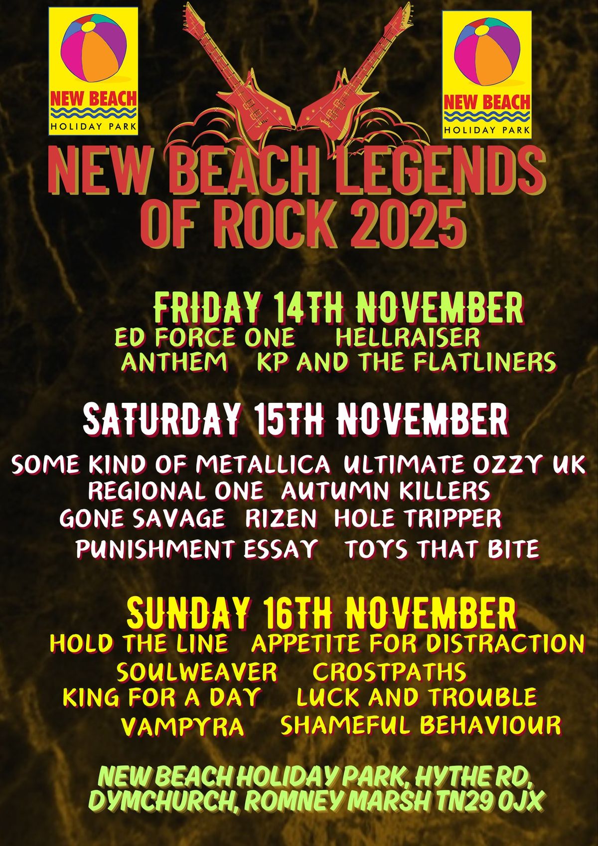 NEW BEACH LEGENDS OF ROCK 