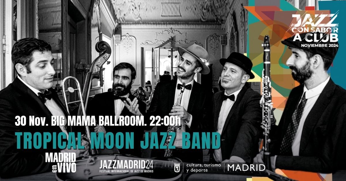 \u2728 JAZZ CON SABOR A CLUB 2024: Tropical Moon Jazz Band \ud83c\udfb9