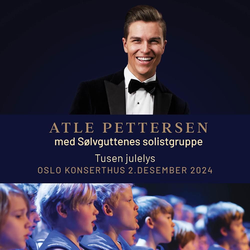 Atle Pettersen med S\u00f8lvguttenes solistgruppe i Oslo Konserthus - julekonsert 