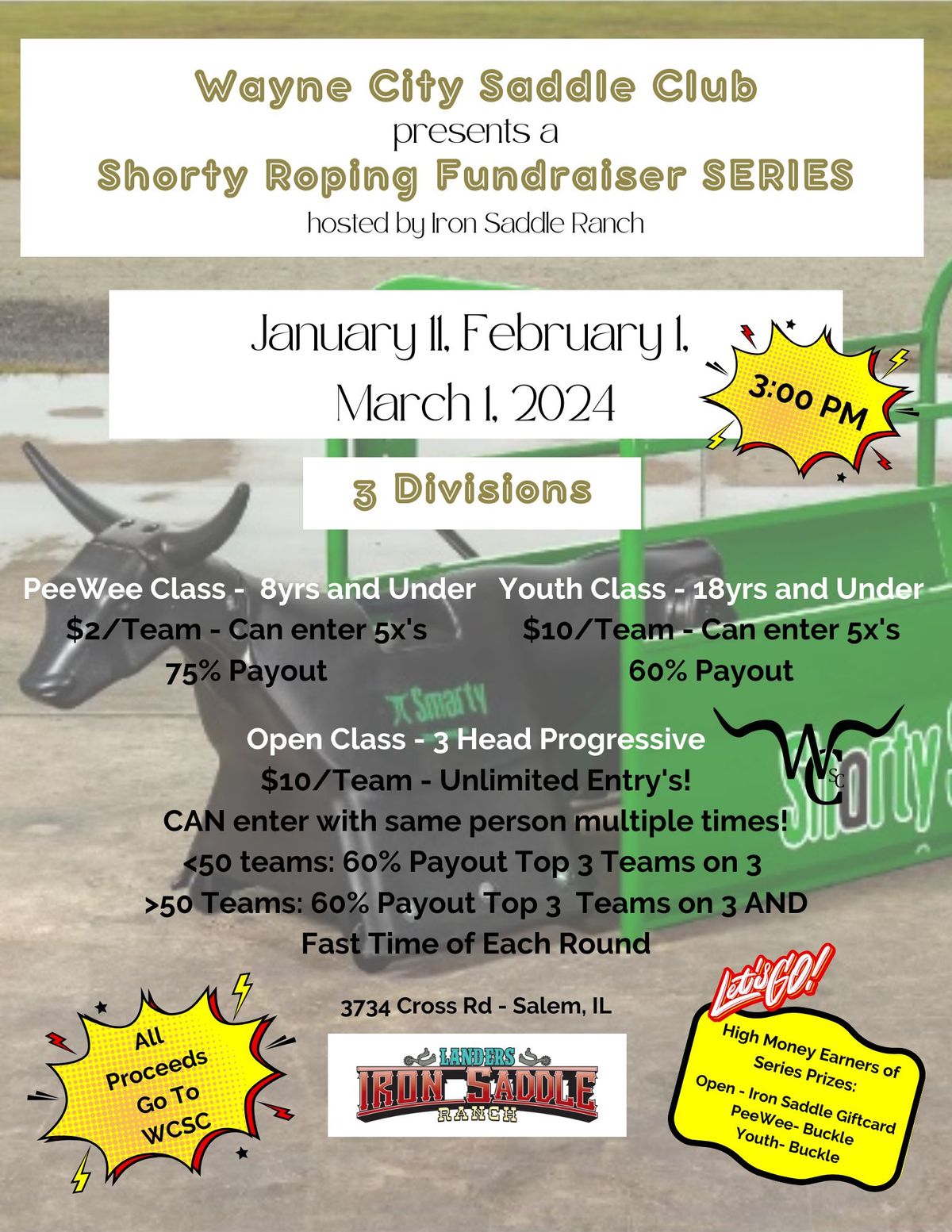 Shorty Roping Fundraiser Series 3\/3