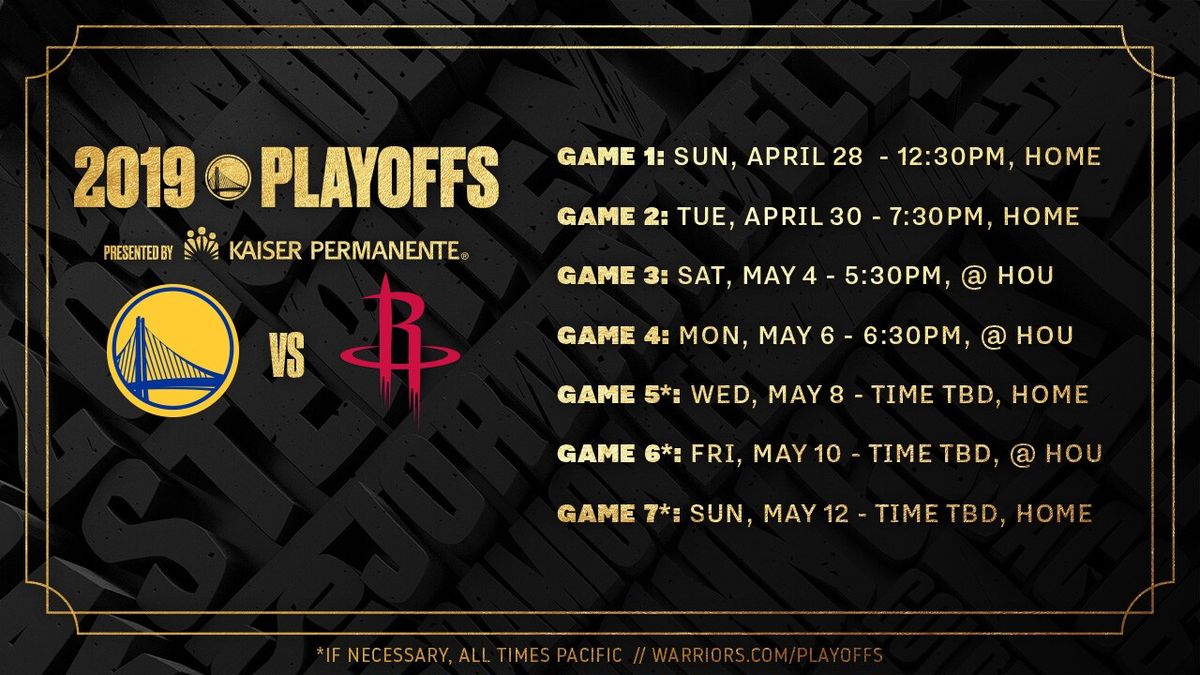 NBA Western Conference Finals: Houston Rockets vs. TBD - Home Game 1 (Date: TBD - If Necessary)