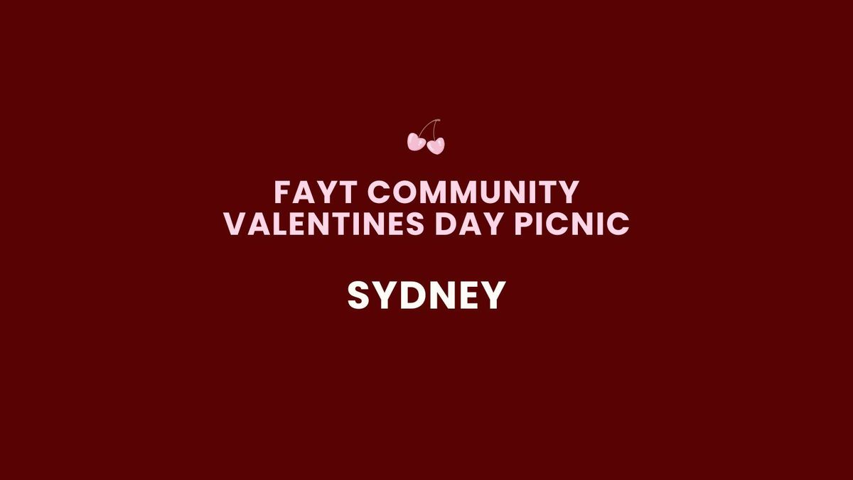 Fayt Valentines Day Community Picnic - Sydney