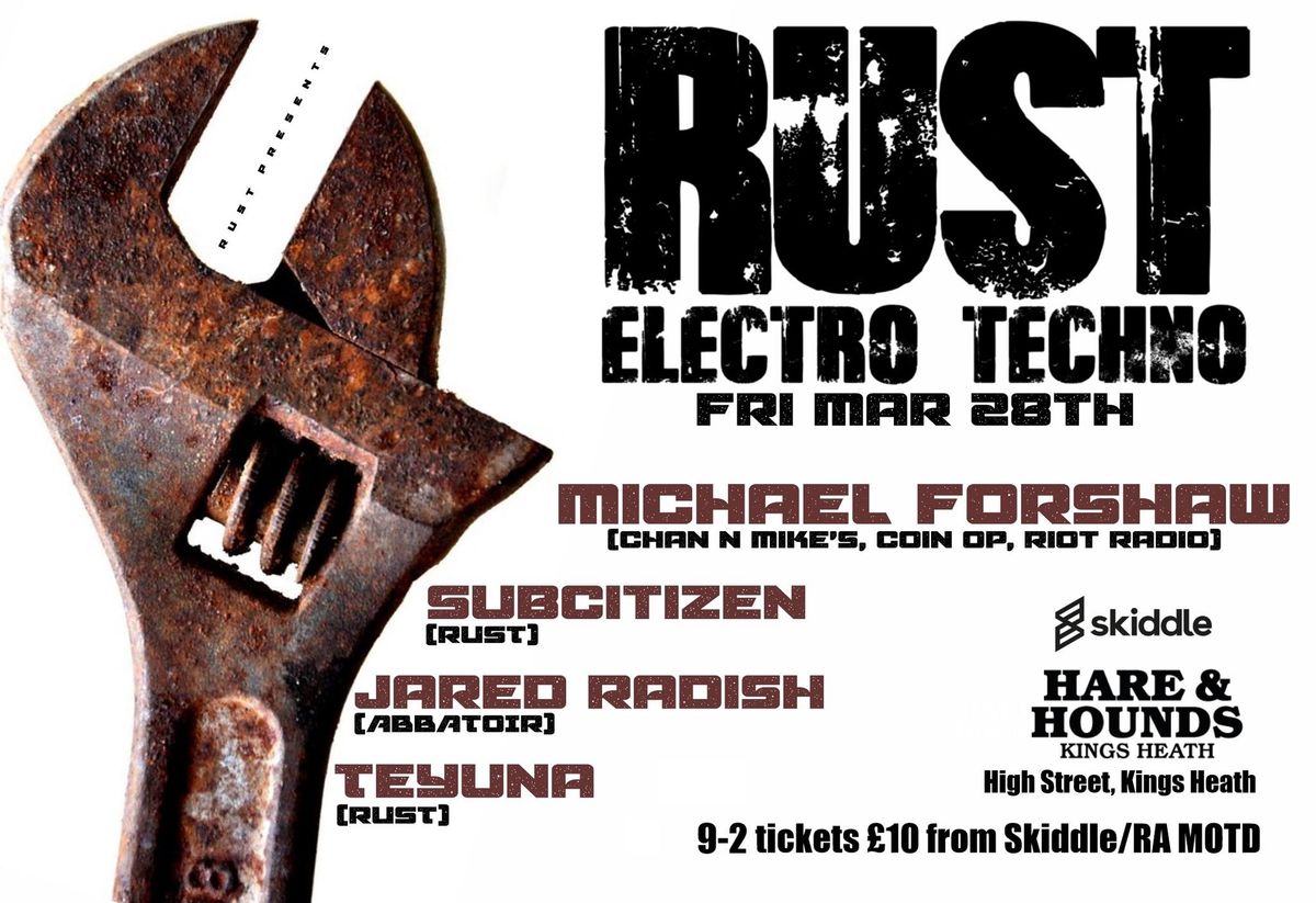 Rust Presents Michael Forshaw