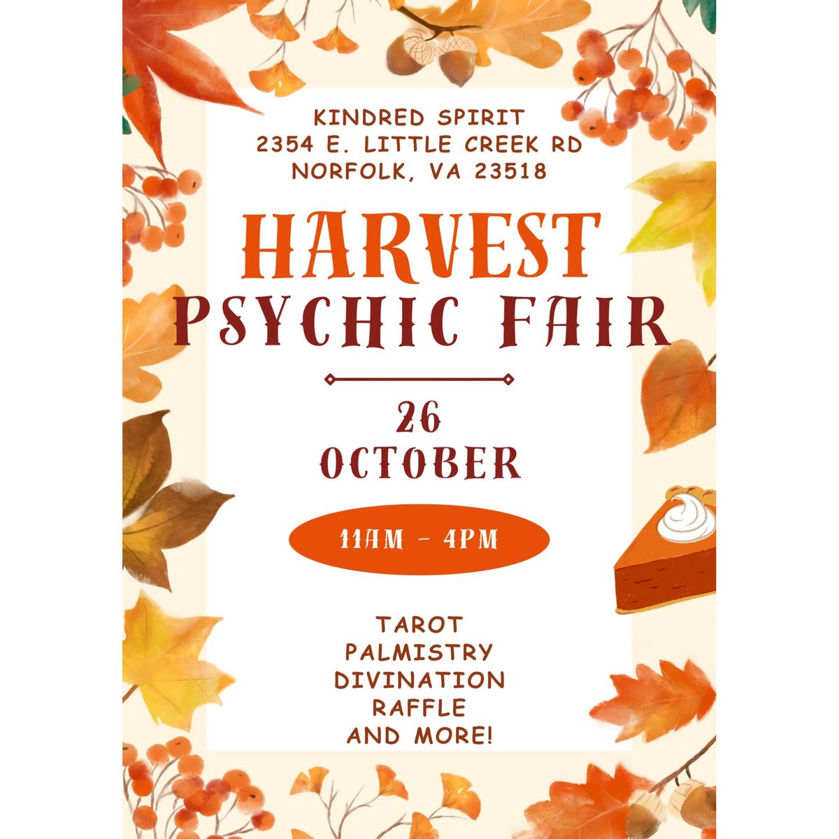 Harvest Psychic Fair