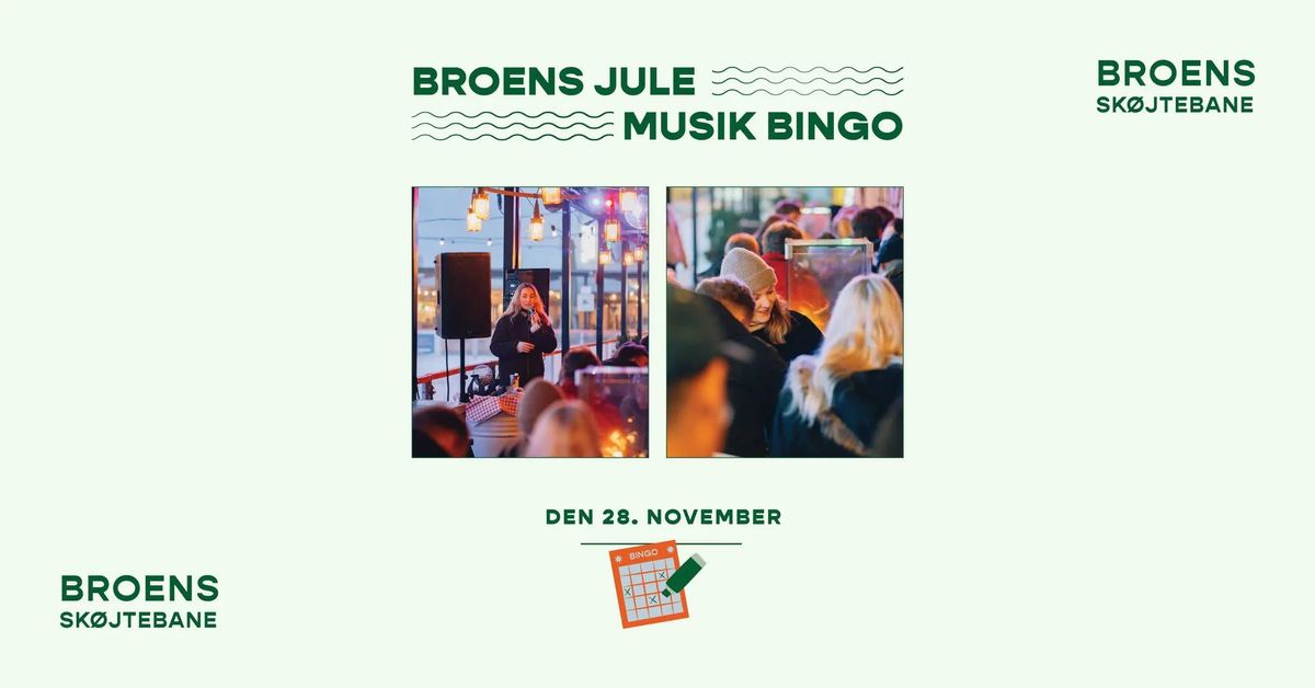 Broens Jule Musik Bingo